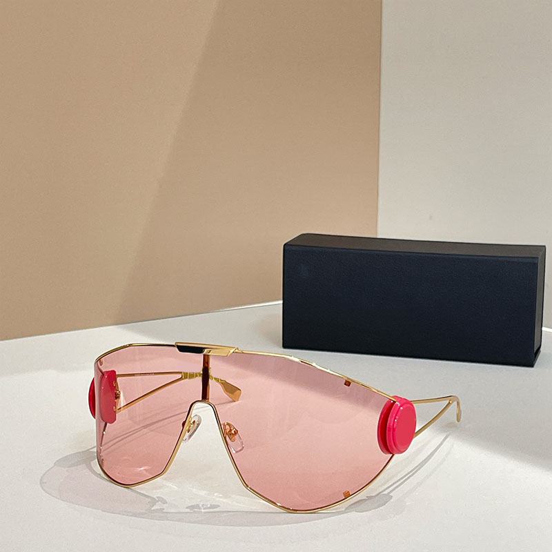 Designer Integrated Frame Womens Sunglasses VE2268 MENS MASS MASCES SUMPLASSES CONCEPTION DE TEMPLE MÉTAle personnalisée avec logo sur le style d