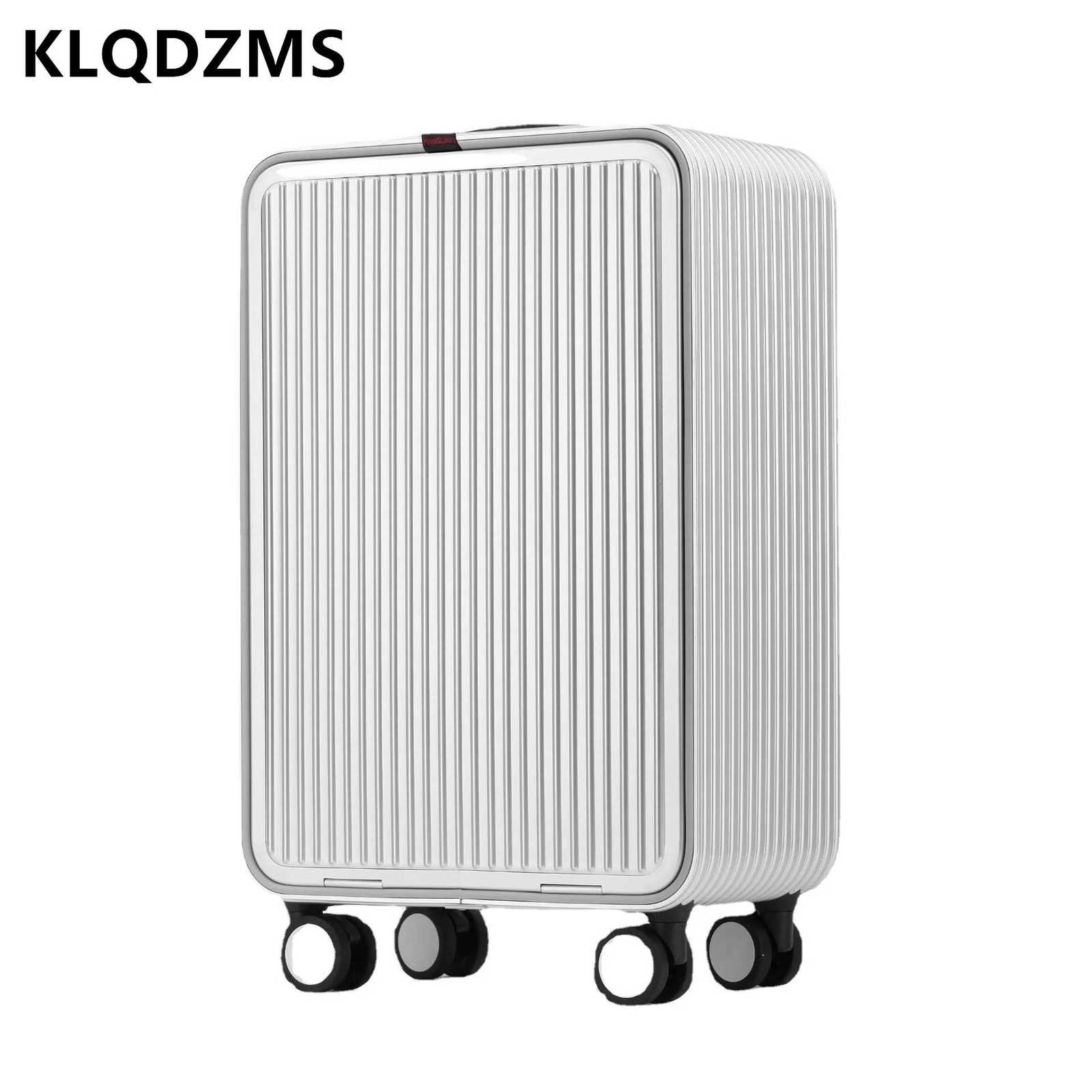 KLQDZMS 172024 Inch Carryon Travel Luggage All Aluminum Magnesium Alloy Boarding Box Trolley Case Mens Business SuitcaseXJ250922-image-1076246778