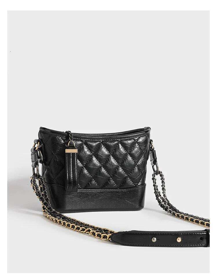 Designer Bags New Retro Leather Oulder Crossbody Dia Chain Cowhide Small Fraance Sle Wandering Women's Bag Hot Selling