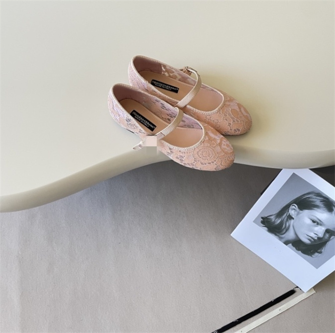 woman Ballet Flats shoes designer shoe loafer French 100% lace Flat Ballerina Shoes luxury shoe Classic Mary Jane women Loafers Daily Outfit 34-42 G