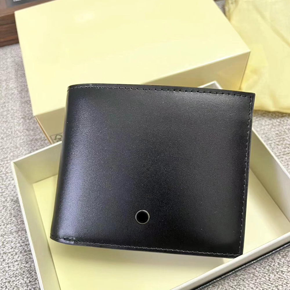 Designer Wallet Genuine Leather Top Quality Men's Wallet Cardholder Window Double layered Card Slot Credit Card Wallet Cash Pocket Coin Pure Wo