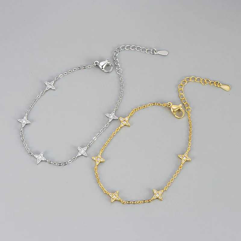 High Quality Exquisite Zircon Star Bracelets For Wen Girl Elegant Aesthetic Jewelry Gifts X250922