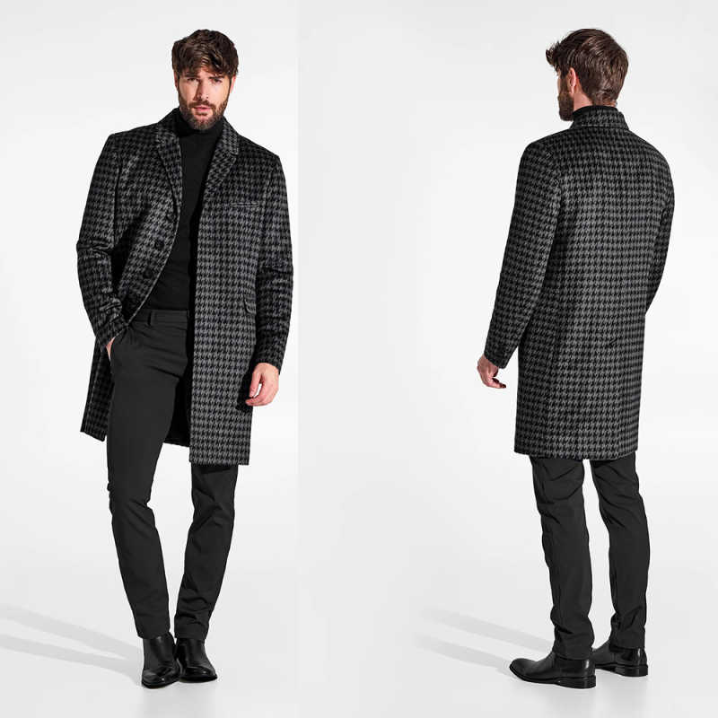 Winter Overcoat Men Suit Slim Fit Warm Coat Business Tailor-Made Party Suits Groom Groomsman Formal Occasions Size Customized Hot Sale C2023