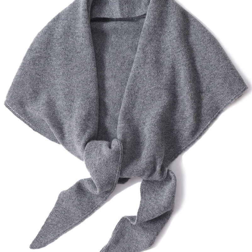 100Wool Knitted Large Triangle Shawls Scarf Women Autumn Winter Soft Warm Soft Elegant Cape Poncho Multifunctional Pashmina i250920