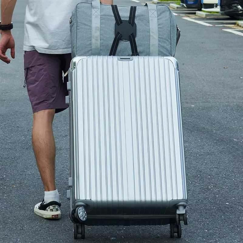 AT33 Luggage Straps Bag Bungees For Suitcases Add A Bag Travel Bag Bungee Belt For Luggage Carry On Bag Durable 2 PackXJ250922