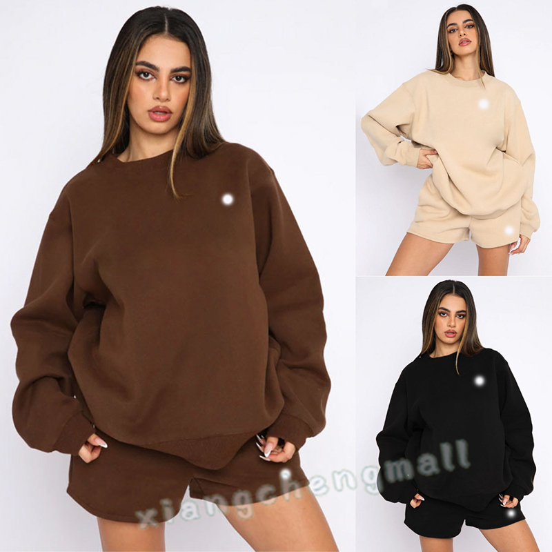 Yoga set women sweat à sweat à sweats à sweats de yoga oversize shorts de yoga shorts à swets à swets à swets de mode de mode décontractés