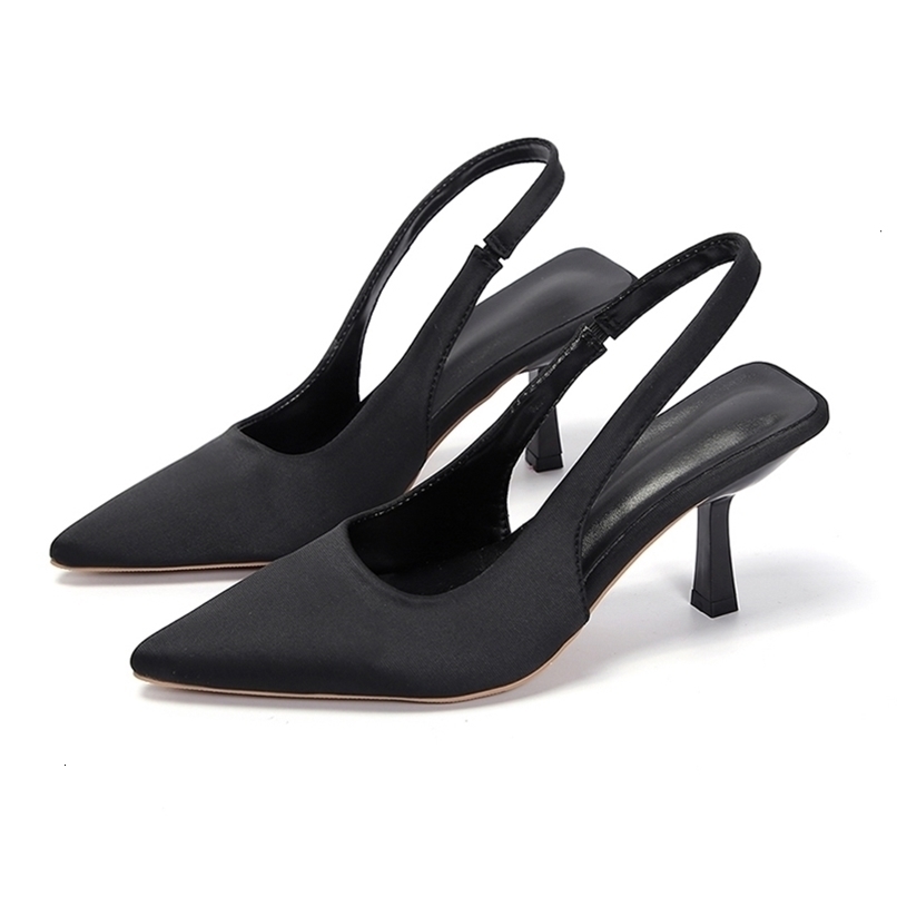 Chaussures pour femmes d'automne Fashion Womens pompes pointues talons hauts Sandales des femmes peu profondes250920ww
