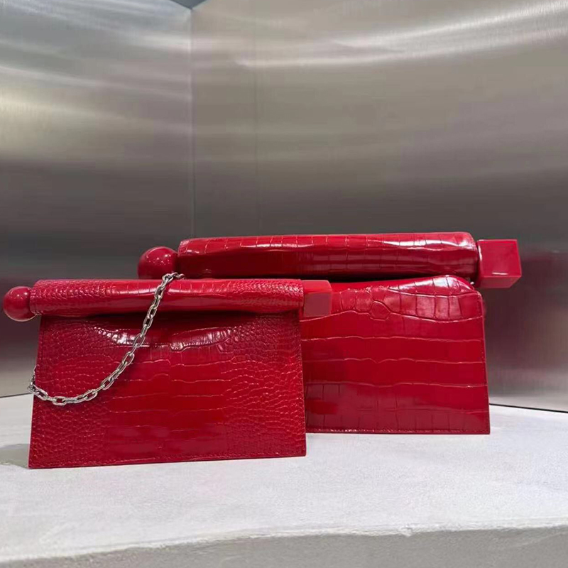 Sac de soirée designer Luxury Grand Crocodile Pochette Rond Sac de sculpture Sac à emporter en cuir en cuir en cuir sacs et sacs à main célèbres