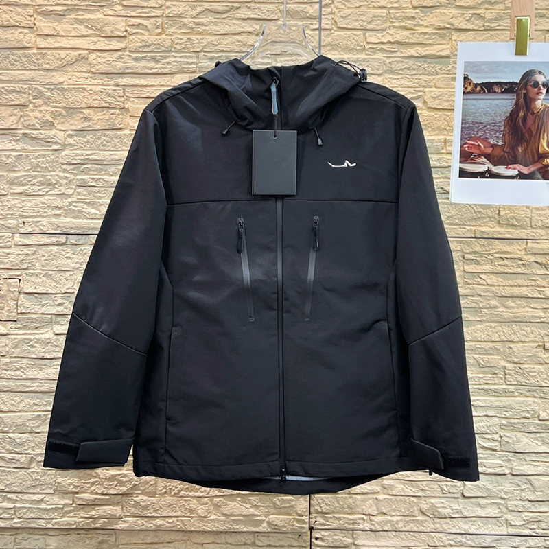 mens jacket designer jacket Solid-color lapel shirt jacket coat windbreaker waterproof coat dfsf