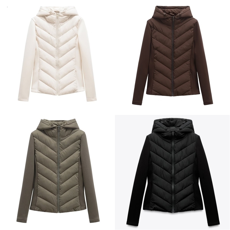 ETJ 2025 Femmes de mode Elegant Fashion Col à manches longues Collier Coton Coton Veste sport 8073227250920