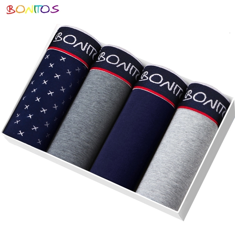 4pcs Boxer Shorts Mens Panties Homme Underpants Boxershorts Underwear for Man Cotton Male Couple Sexy Set Calecon Lot Soft Box y250920