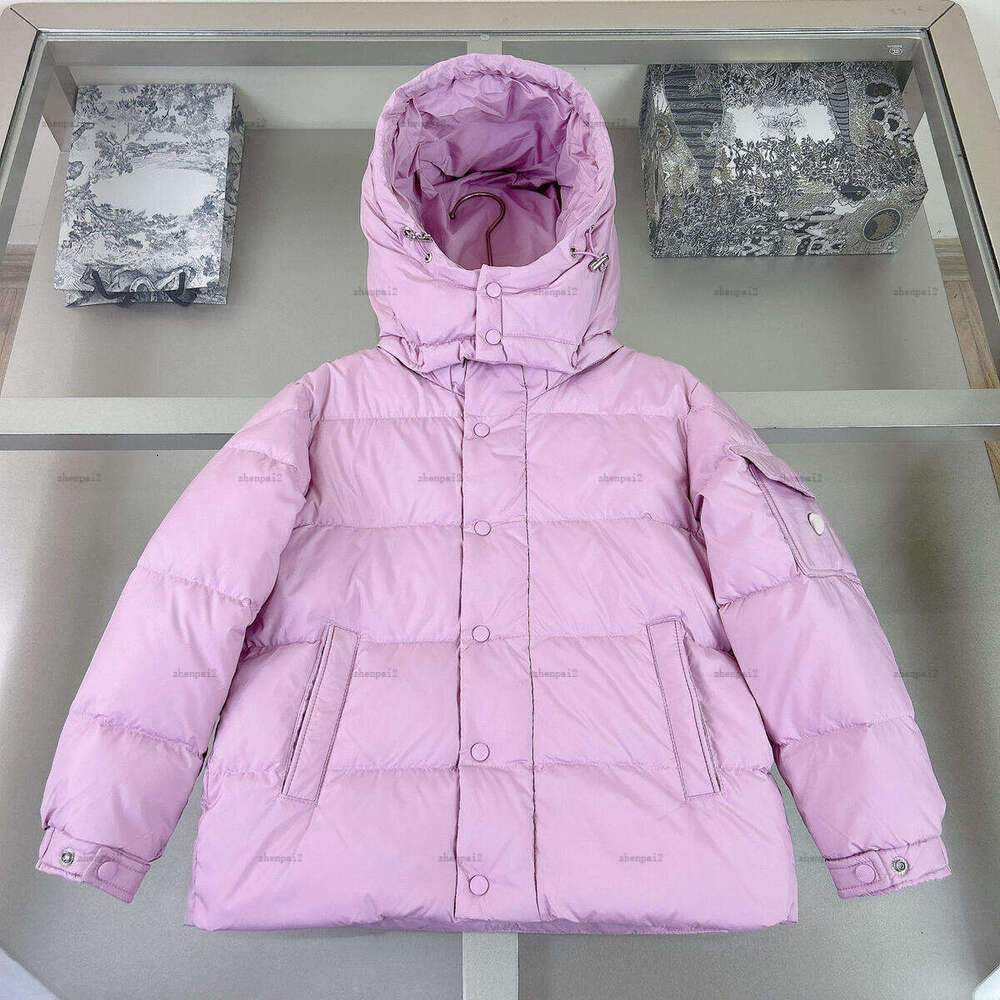 Luxury kids coat purple baby down winter Hooded design jacket kids designer clothes Complete label boys girl Outwear A978X27N231