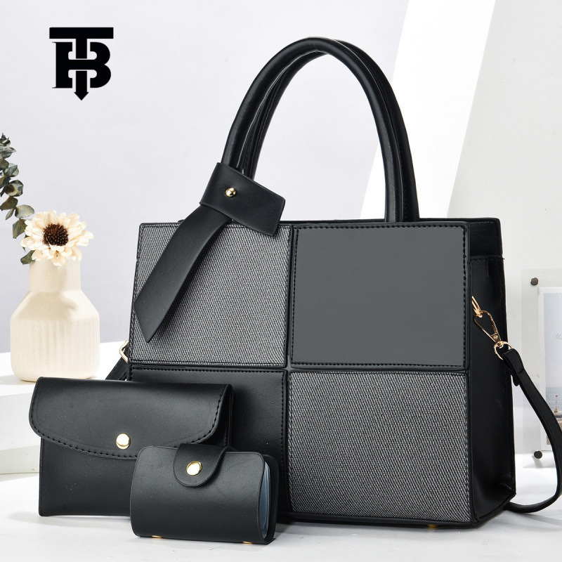 TB BHULAMTE Free Shipping New Designer Bag High Quality Mother And Women's Bag Color Blocked Design Fashion Handbag Multi Functional Large C