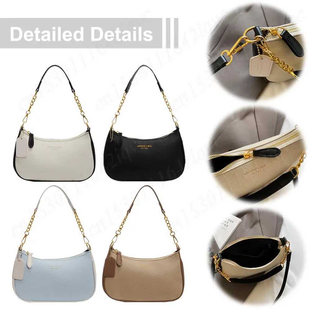 Sac à bandoulière pour femmes Bouetche réglable Sac à bandoulière PU PU Le cuir ferme de fermeture Sac à main Creescent Mands pour voyages de tra