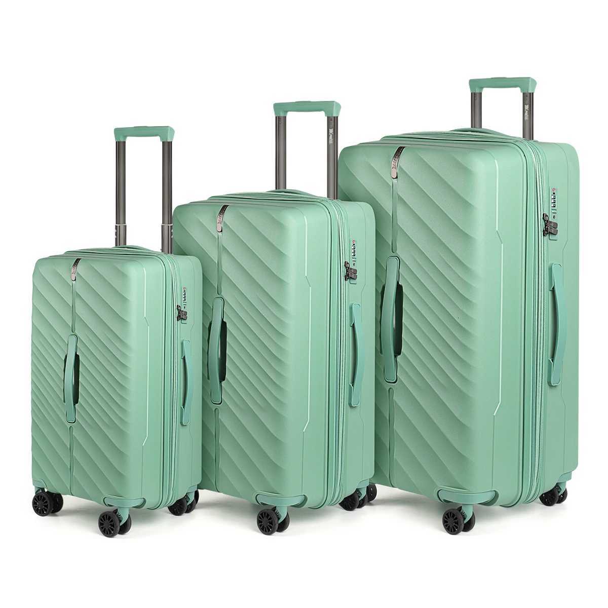 New York XPress PP Suitcase Set Large Capacity 3Piece 202630 Hardshell Expandable 20 Luggege Set with TSA Lock for TripXJ250922-image-1076246324