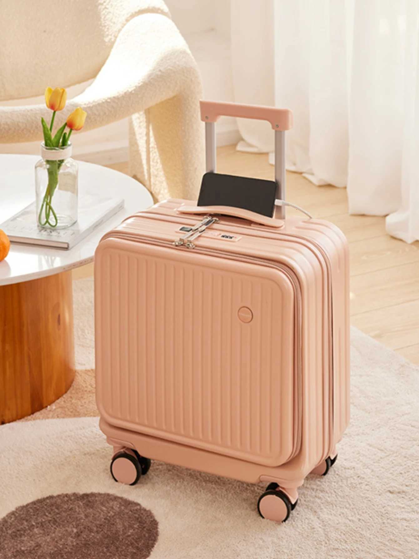 Multifunctional small fresh luggage female ins student password suitcase luggage sturdy and durable pull rod luggageXJ250922-image-1076243058