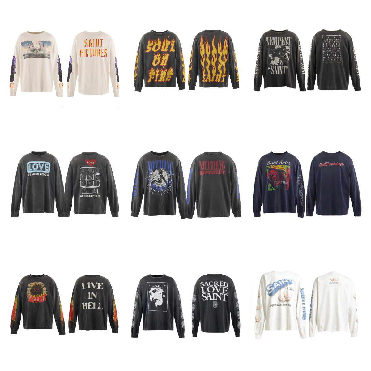 men sweatshirt designer hoodie y2k hoodie mens hoodies saint designer hoodie men Cotton Long Sleeve Jumper Hoodie Pullvoer Hooded Shirts Top Autumn