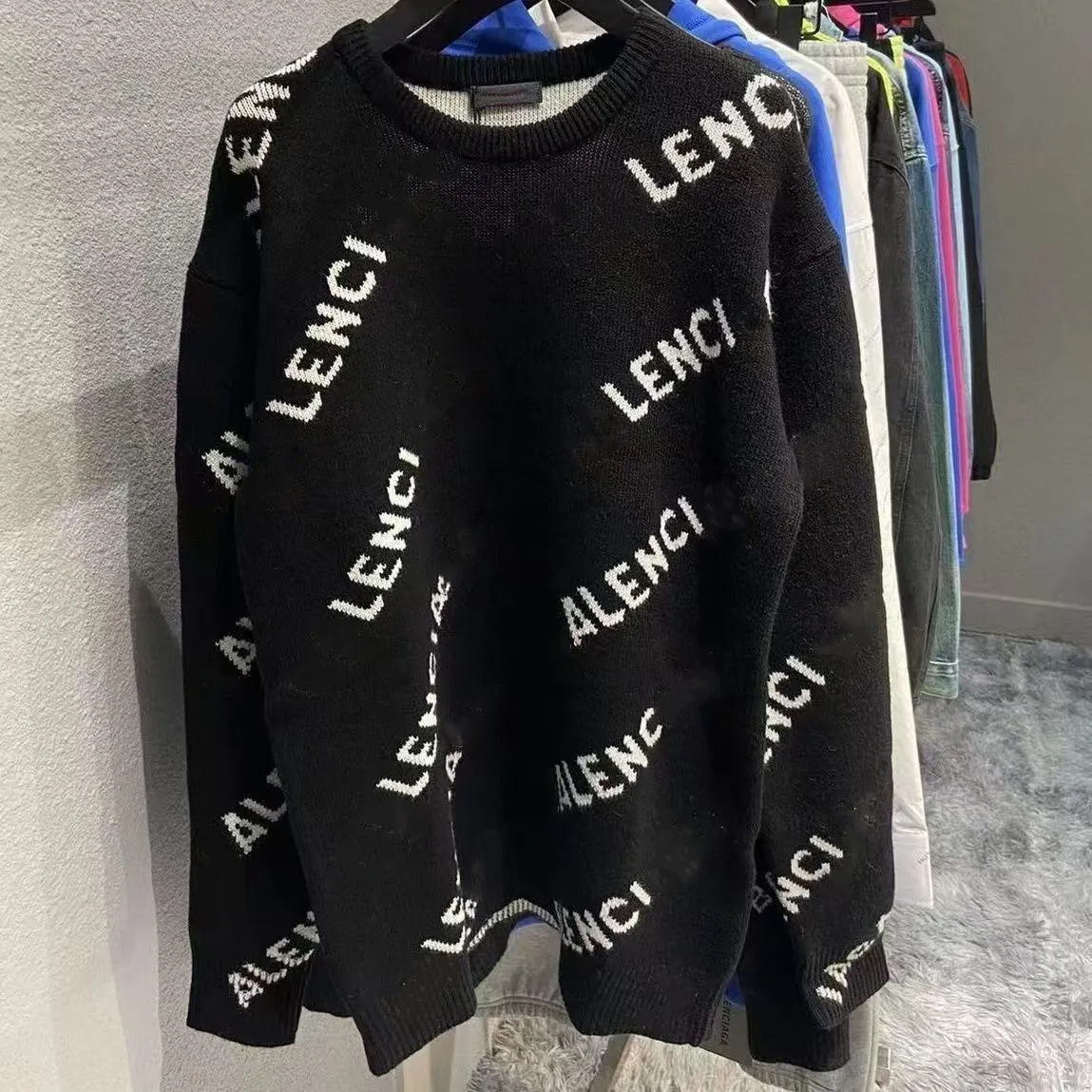 2026 Europe women and mens designer sweaters retro classic luxury sweatshirt men Arm letter embroidery Round neck comfortable high-quality jumper S-