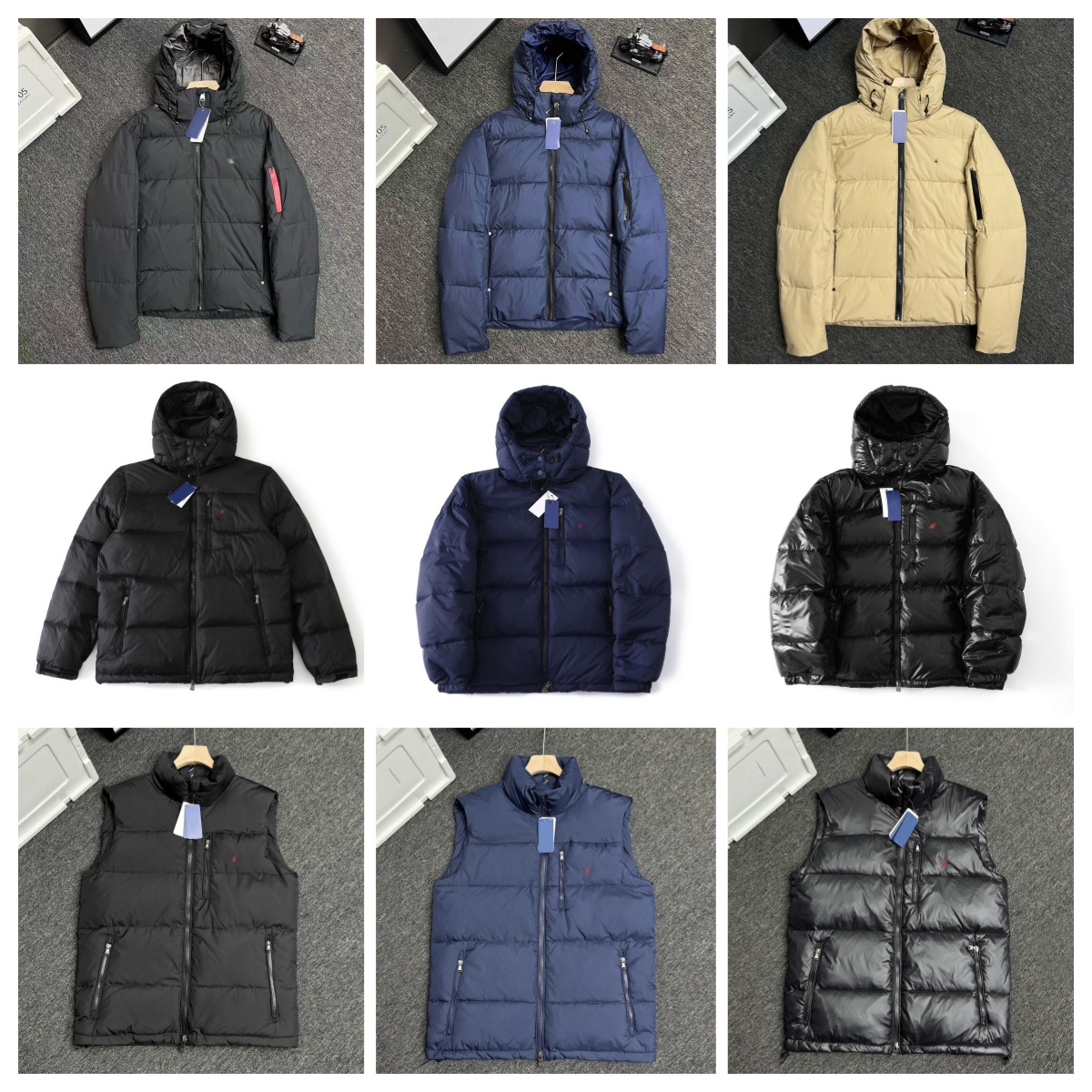 Designer Mens Puffer Veste Veste hivernale épaisse de veste en manteau pour hommes et femmes Horse Horse Quality Horse Broidered Down Veste Down