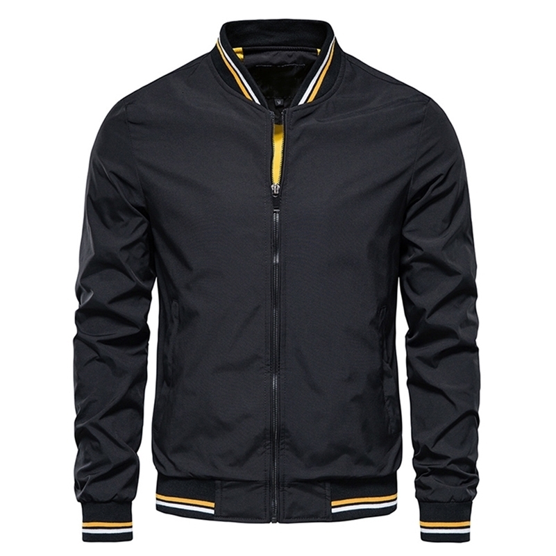 Spring Summer Bomber Jacket Men Black Casual Slim Fit Baseball Mens Jackets Autumn Fashion High Quality Jackets for Men 250920