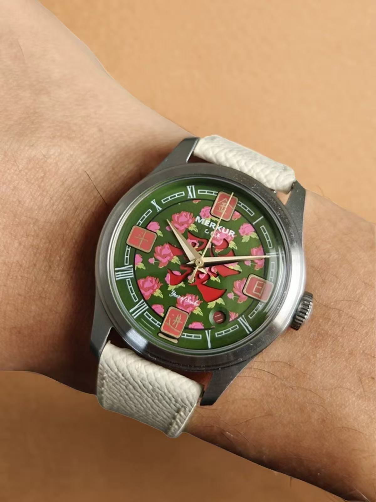 Chinese style Mens Watch Super Quality 41mm Mechanical Movement Automatic Men's Wristwatches