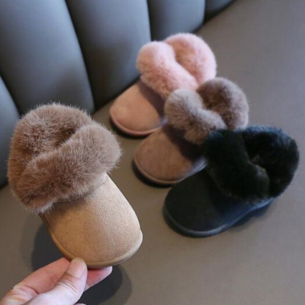 Chaussures pour nourrissons d'hiver moelleuses Boots pour tout-petits bébé garçons filles bottes de neige enfants Botkle Boots intérieurs chaussu