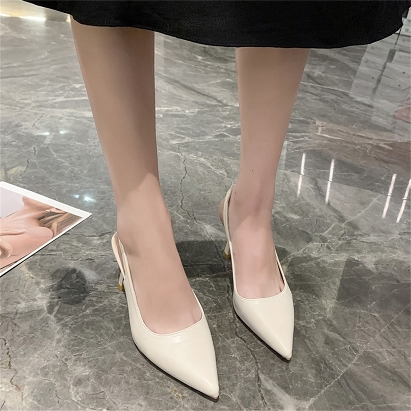 2024 Summer Casual Fashion Pointed Toe Stiletto Sandals Sexy Elegant Banquet Comfortable High Heels Womens Shoes NO001250920ww