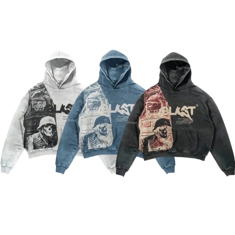 2000S HARAJUKU RETRO EMPREST LETTRE IMPRIMÉ Gothique Sweat à sweat Gothie Womens Y2K Street Wear Up Super Large Hoodie Gothic Y2K Top Sports 2508