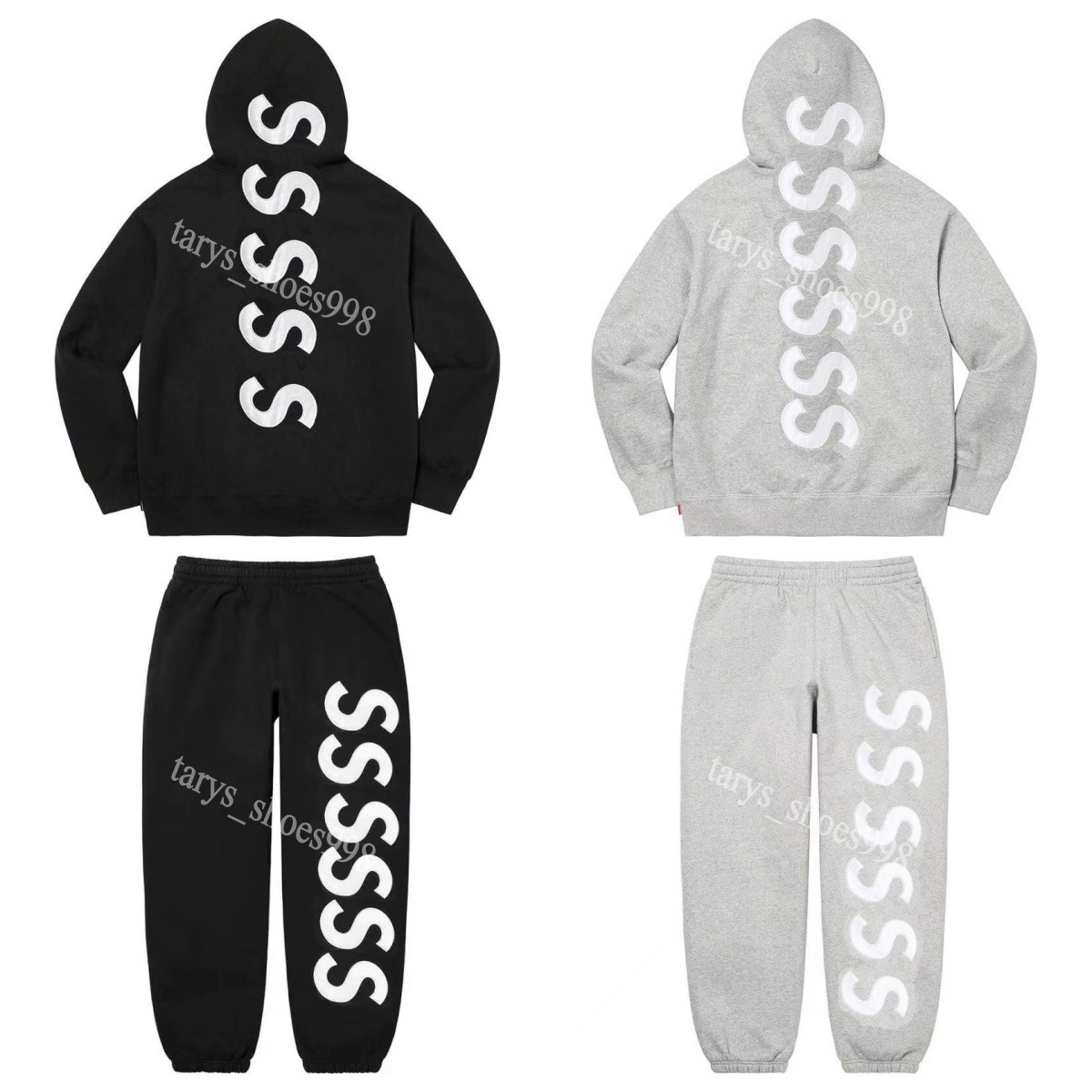 Designer Men's Sup Tracksuits Classic Brand Sup Letter Print Mens Cotton Hoodie Street Fashion Casual Velvet Round Neck Pullover Sweatshirt & P