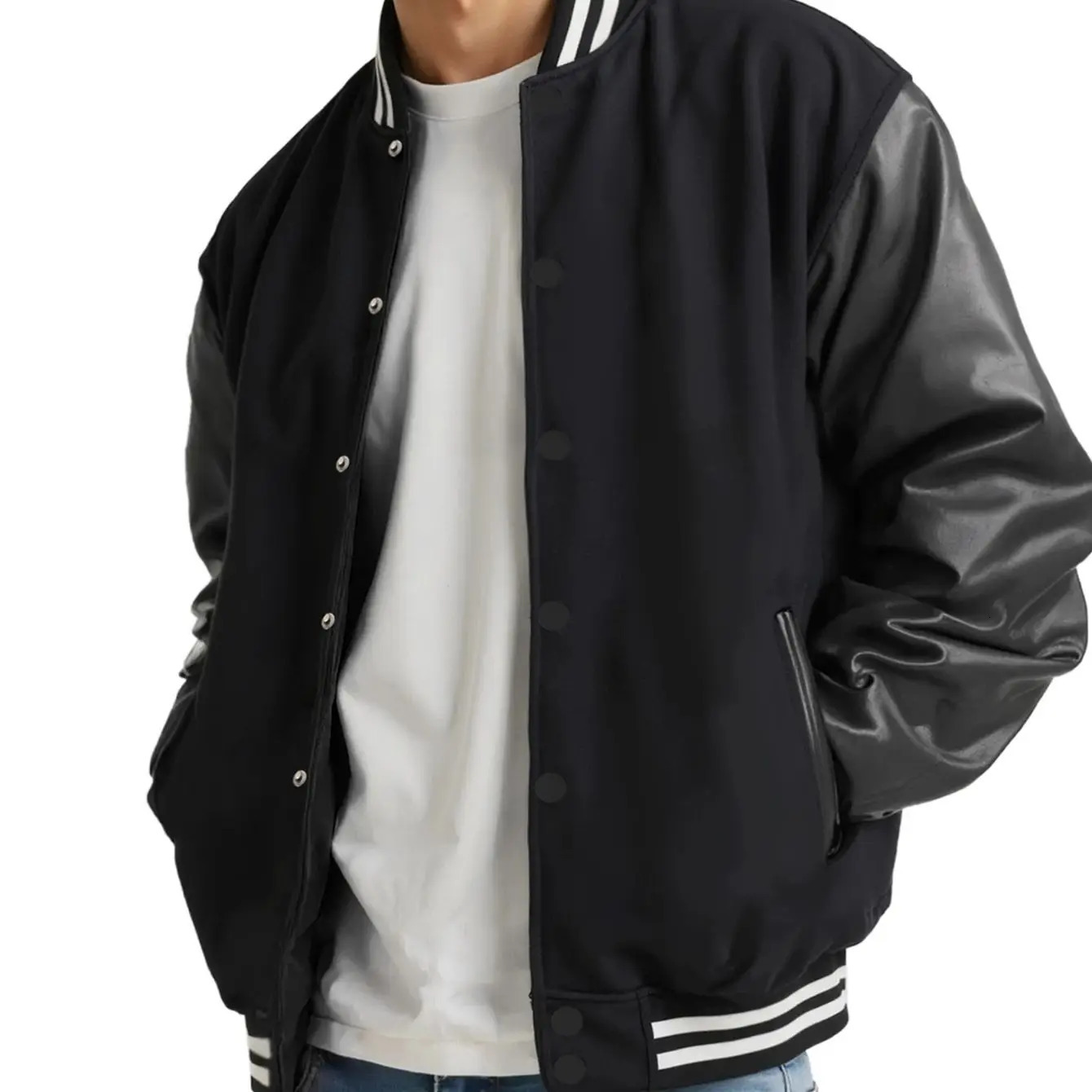 Vestes universitaires pour hommes classiques Collège CollegeHigh School Woolfaux Leather Veste Unisexe Colorful Club Outwear Coats 250922