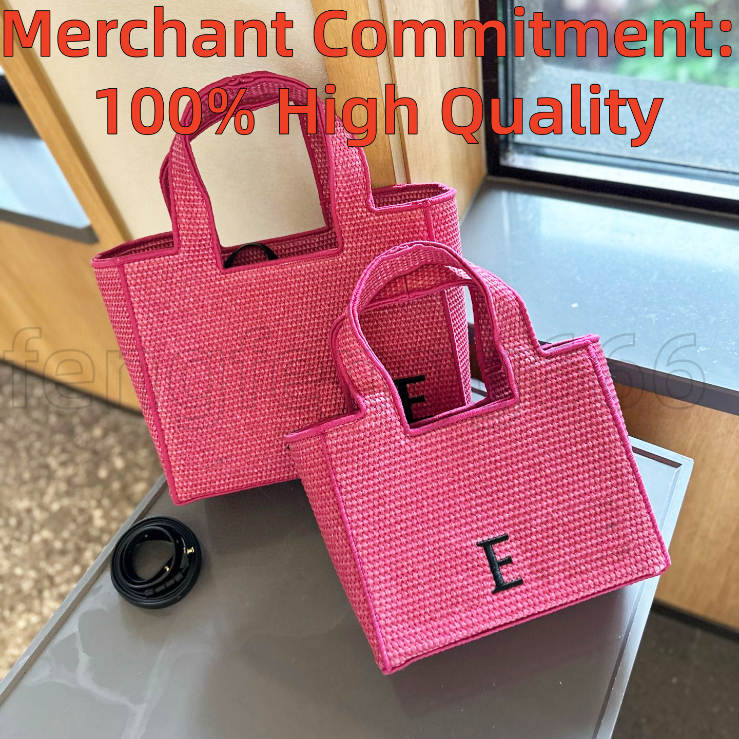 Womens mens Raffias Font Tote bag Luxury Designer bags summer straw weave bag fashion handbags Shoulder Bag Top quality Linen woven beach bag high c
