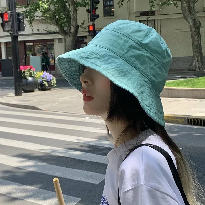 2022 New Fashion Summer Bucket for Women Men Bob Fishing Cap High Quality Hat ddmythur