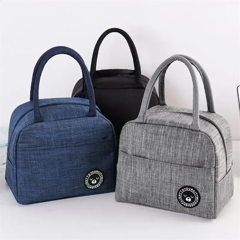 Cooler lunch box with organizer insulated box portable lunch bag durable and waterproof 240809bj