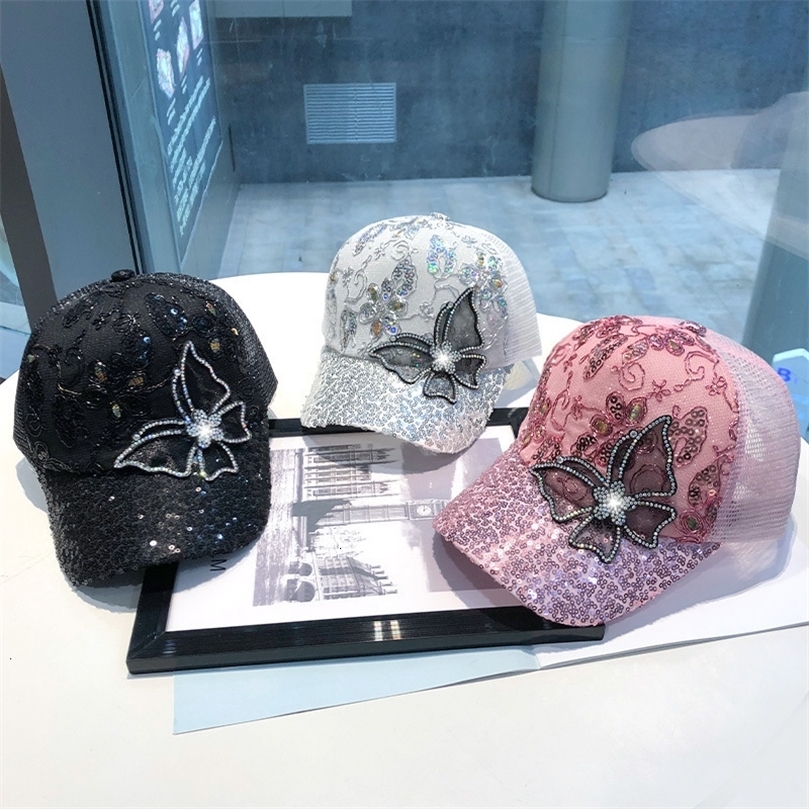 Ball Caps Spring and Summer Ladies Sun Hat Net Yarn Breathable Baseball Cap Protection Rebound Outdoor Duck Tongue 230830