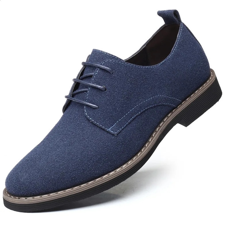 Mens Dress Shoes Legitimate Leather Shoe PU Suede Casual Men er Social Male Black Business Man Mens Wedding Summer 241121