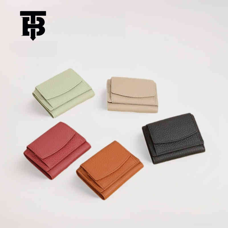 TB BHULAMTE Free Shipping Brand New Designer Bag 2025 Genuine Leather Women's Wallet RFID Anti-theft Mini Short Wallet Multi Card Slot Coin Wal