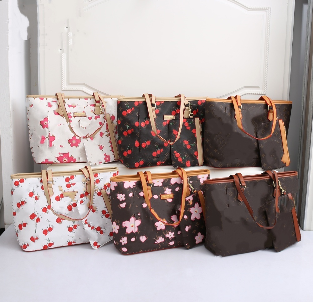 2025 10A New Designer Shoulder Bag handbag Classic Colorful flowers brown flower Women's handbags tote crossbody Bags With wallet