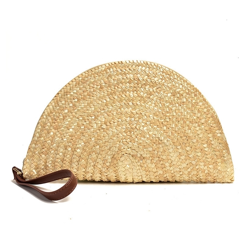 Evening Bags Girls Simple Casual Straw Clutch Purses For Women Summer Beach Handbag Wedding Envelope Wallet 230711bj