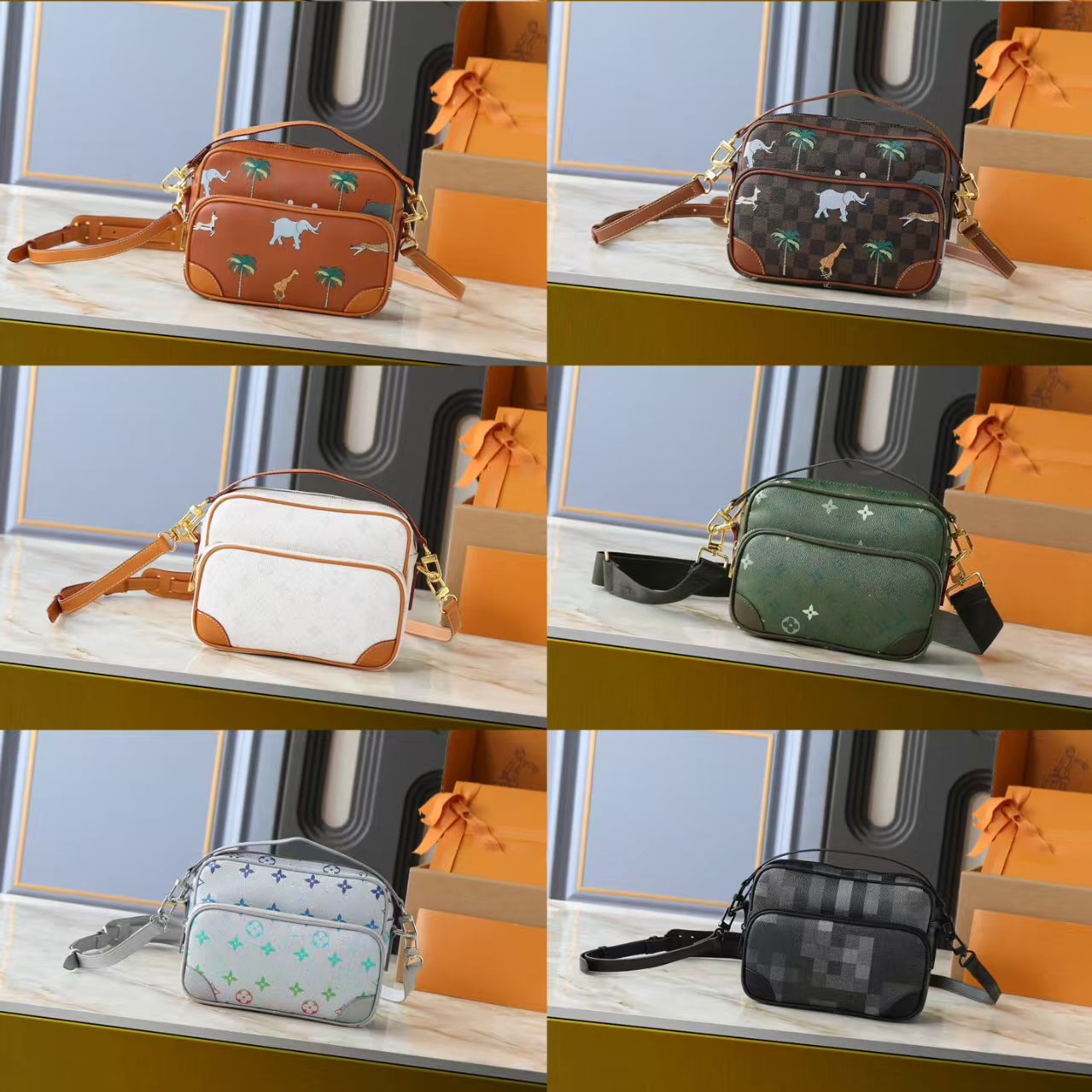 2025 Luxury Designer Handbags Mens Shoulder Bags Designer Messenger Bags Mens Messenger Bags Satchel Fashion Handbags Composite Mini Bags Backpacks