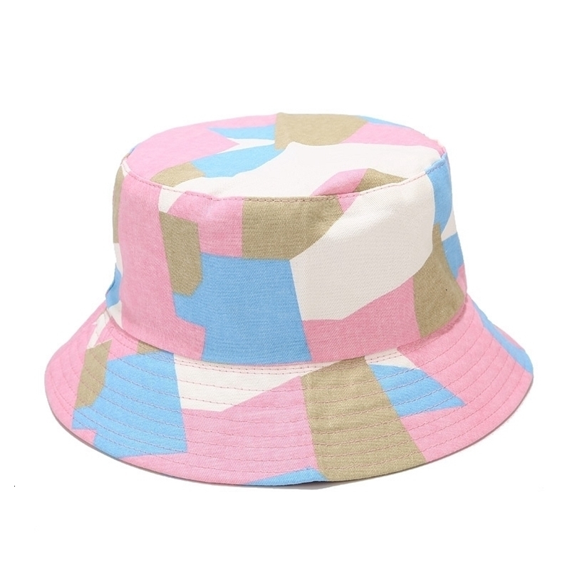 Stingy Brim Hats Trend Camouflage Bucket Hat Foldable Fisherman Hat Summer Travel Sunscreen Beach Cap Outdoor Women's Panama Cap 230711