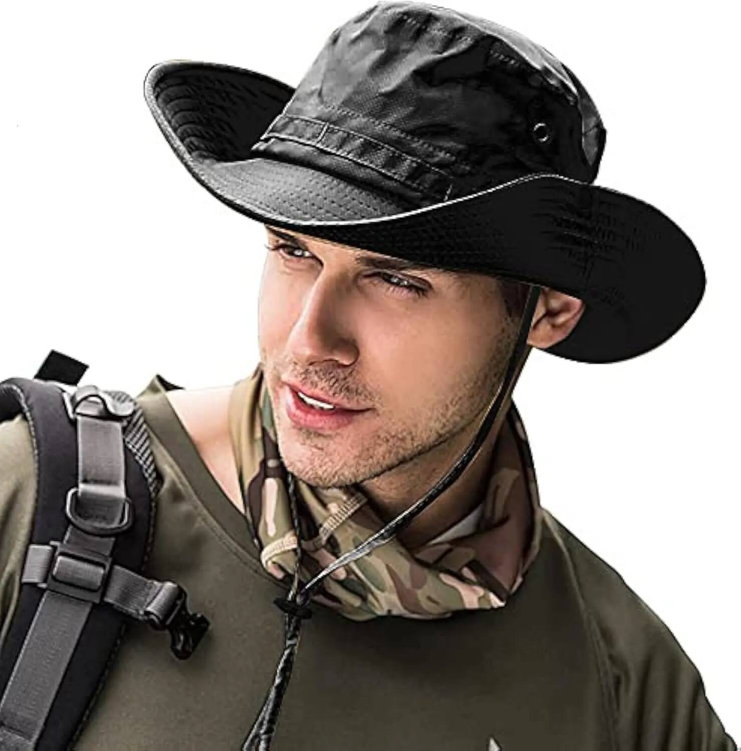 Sun Hats for Men Women Bucket UPF 50+ Boonie Hat Foldable UV Protection Hiking Beach Fishing Summer Safari ddmythur