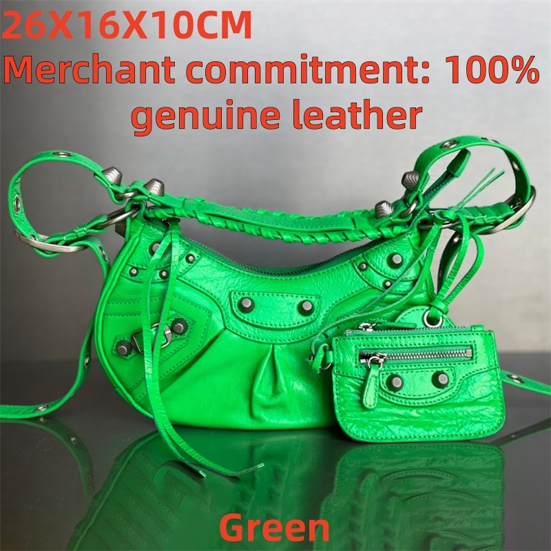 Top quality Designer bags tote Le Cagole Motorcycle Bag Luxury genuine leather half moon bag Womens mens crossbody Shoulder Bag fashion handbags Clu