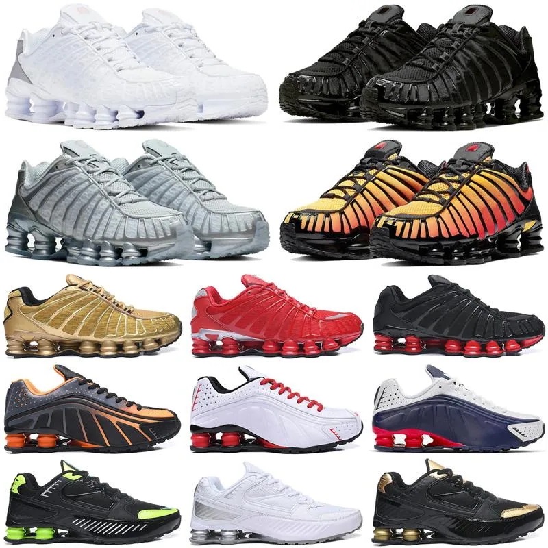 Designer Mens Running Shoes TL Black Court Purple Pumice Night Maroon Womens Shox White Metallic Silver Sports Trainers for Unisex Light Sneakers Fr
