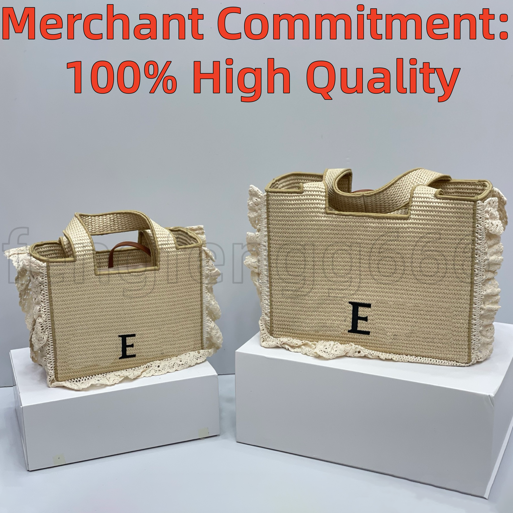 10A Designer bags Luxury handbags Raffias Font Tote bag Womens mens summer straw weave bag fashion Shoulder Basket bag high quality Linen woven beac