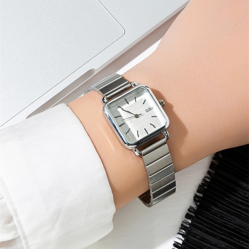 Other Watches A Classic Fashion Business Simple Women s Stainless Steel Watchband Quartz Watch Literal Print For Everyday Use 231216bj