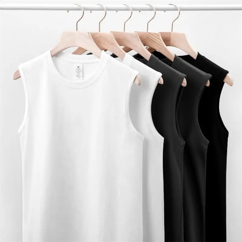MRMT 2024 Mens Cotton Tank Top Solid Color Sleeveless Mens T-shirt Tank Top Mens Tank Top240809bj