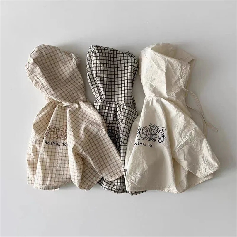 MILANCEL 9m3Y Baby Clothes Summer Thin Korean Style Girls Jacket Hoodie Coat Sunscreen 240220