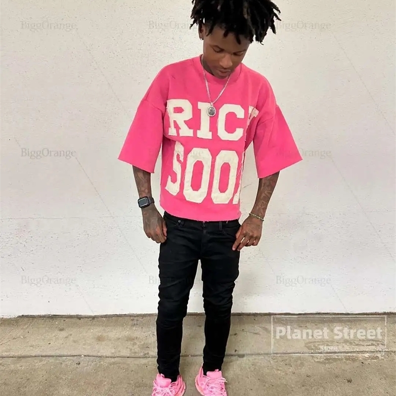 American 2024 letter patch graphic t shirts graphic y2k tops harajuku oversized gothic casual streetwear goth men clothes 241224