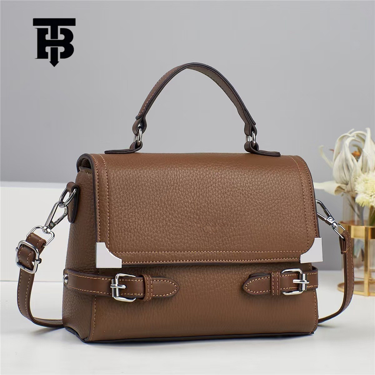 TB BHULAMTE Free Shipping New Designer Bag High-quality Women's Bag Korean Style Small Square Bag Shoulder Bag Elegant And Simple Crossbody Mul
