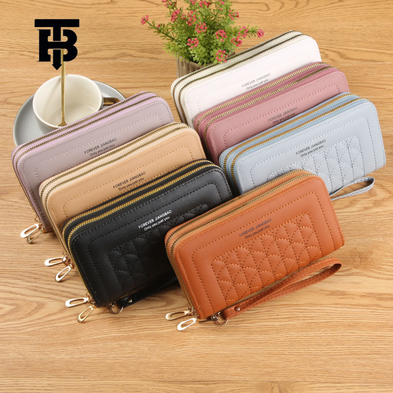 TB BHULAMTE Free Shipping New Designer Bag Women's Wallet Korean Version Simple Long Ins Popular High-end Wallet Women's Large Capacity Mo